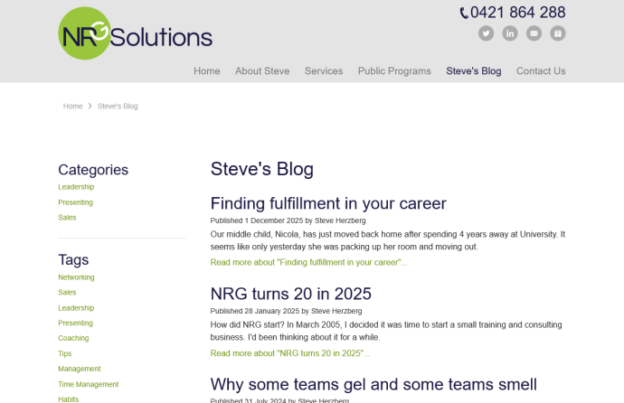 NRG Solutions blog