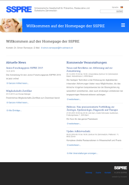 home page tablet view