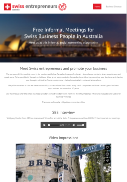 home page tablet view