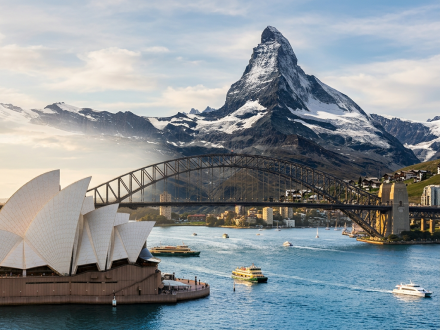 switzerland to sydney